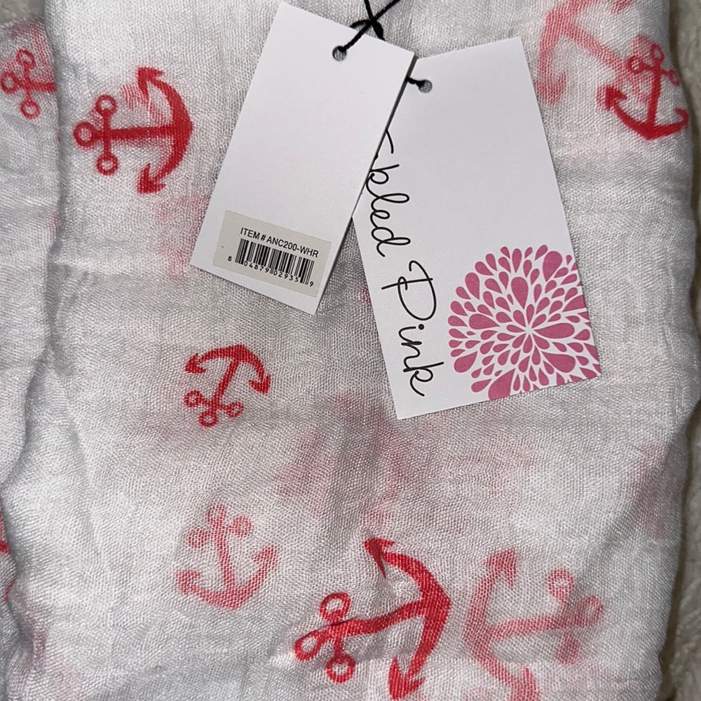 Tickled, pink, baby, swaddling, blanket, new with tags